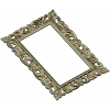 Ornate Rococo Rectangular Frame STL for CNC