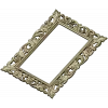 Ornate Rococo Rectangular Frame STL for CNC