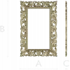 Ornate Rococo Rectangular Frame STL for CNC