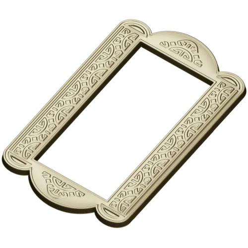 Arcadia Scroll Frame - STL 3D model for CNC routing and carving
