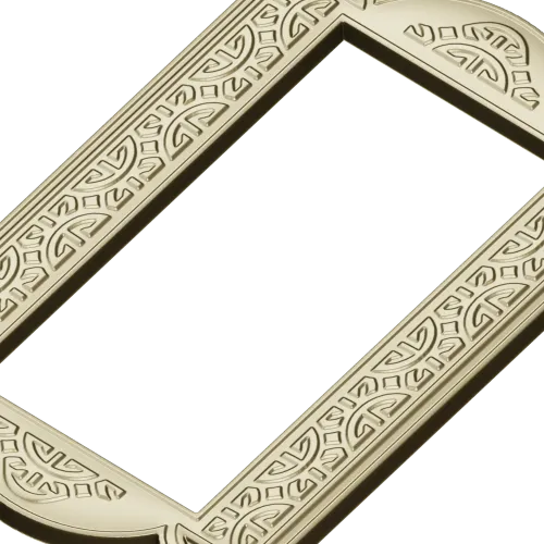 Arcadia Scroll Frame - STL 3D model for CNC routing and carving
