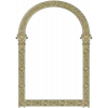 Rosette Arch - ornamental arched frame STL 3D model for CNC