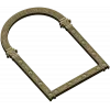 Rosette Arch - ornamental arched frame STL 3D model for CNC