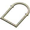 Rosette Arch - ornamental arched frame STL 3D model for CNC