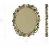 Ornate Oval Frame 3D Model STL for CNC