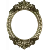 Ornate Oval Frame STL 3D Model for CNC Milling