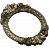 Ornate Oval Frame STL 3D Model for CNC Milling