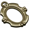 Ornate Oval Pendant Frame - STL 3D model for CNC
