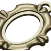 Ornate Oval Pendant Frame - STL 3D model for CNC