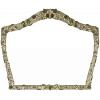 Rosette Crest Decorative Frame STL for CNC