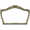 Rosette Crest Decorative Frame STL for CNC