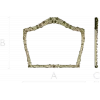 Rosette Crest Decorative Frame STL for CNC