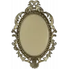 Ornate Oval Rococo Frame STL for CNC
