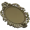 Ornate Oval Rococo Frame STL for CNC