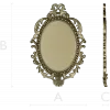 Ornate Oval Rococo Frame STL for CNC