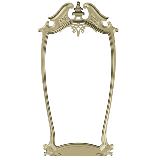 Ornate Rococo Frame STL for CNC Routing
