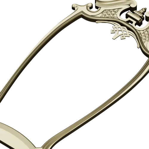 Ornate Rococo Frame STL for CNC Routing