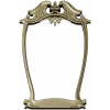 Ornate Rococo Frame STL for CNC Routing