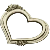 Heart Frame with Rose Clusters - STL 3D Model for CNC