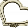 Heart Frame with Rose Clusters - STL 3D Model for CNC