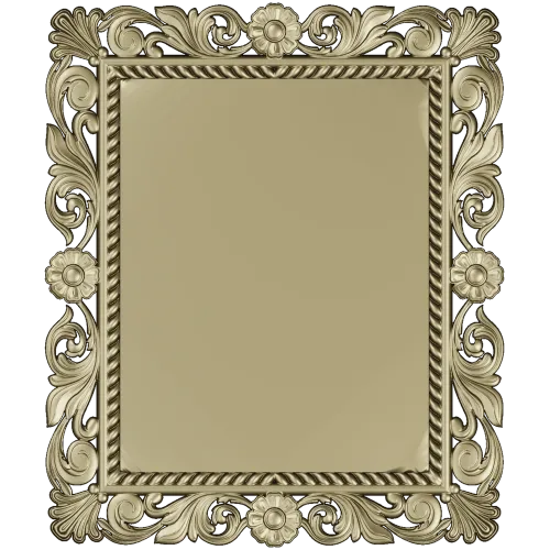 Ornate Baroque Frame STL for CNC