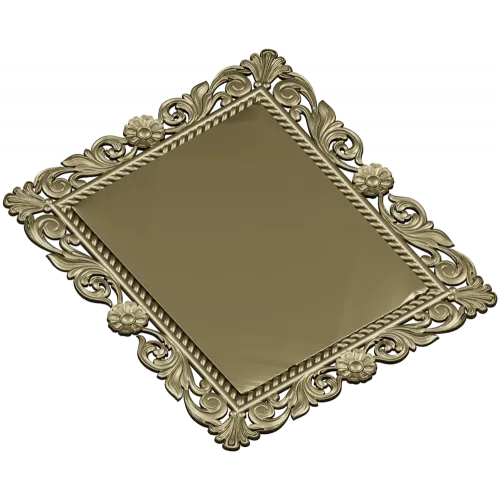 Ornate Baroque Frame STL for CNC