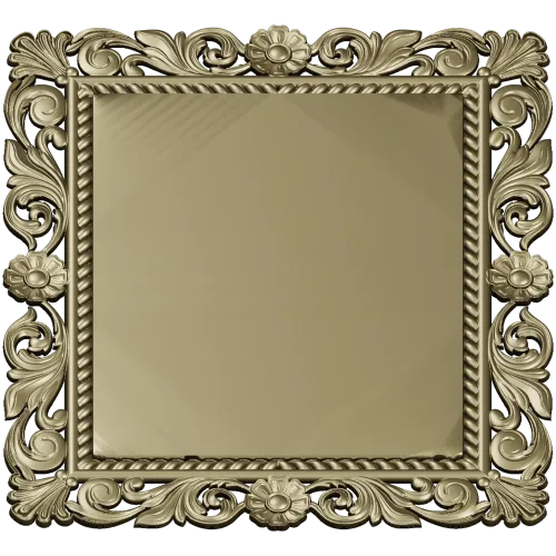 Ornate Baroque Frame STL for CNC