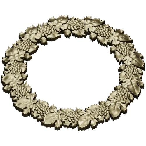 Grapevine Laurel - STL 3D model for CNC carving