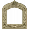 Arched Ornate Frame STL for CNC
