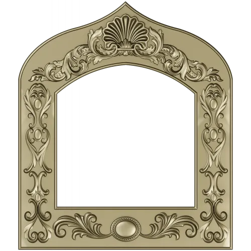 Arched Ornate Frame STL for CNC