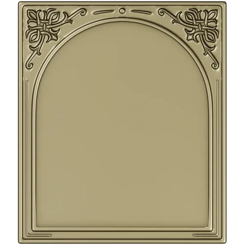 Arched Decorative Frame STL for CNC Routing
