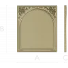 Arched Decorative Frame STL for CNC Routing