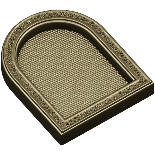 Arched Decorative Frame STL - detailed 3D model for CNC carving