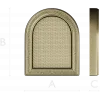 Arched Decorative Frame STL - detailed 3D model for CNC carving