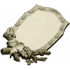 Oakcrest cartouche - high-relief decorative frame STL for CNC