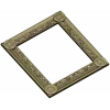 Ornate Rosette Corner Frame - STL 3D Model for CNC