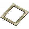 Ornate Rosette Corner Frame - STL 3D Model for CNC