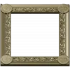 Ornate Rosette Corner Frame - STL 3D Model for CNC