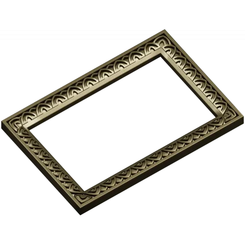 Rectangular Arch-Motif Frame STL for CNC Router