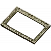 Rectangular Arch-Motif Frame STL for CNC Router