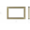 Rectangular Arch-Motif Frame STL for CNC Router
