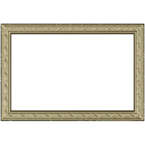 Laurel Ribbon Frame - 3D STL model for CNC milling