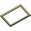 Laurel Ribbon Frame - 3D STL model for CNC milling