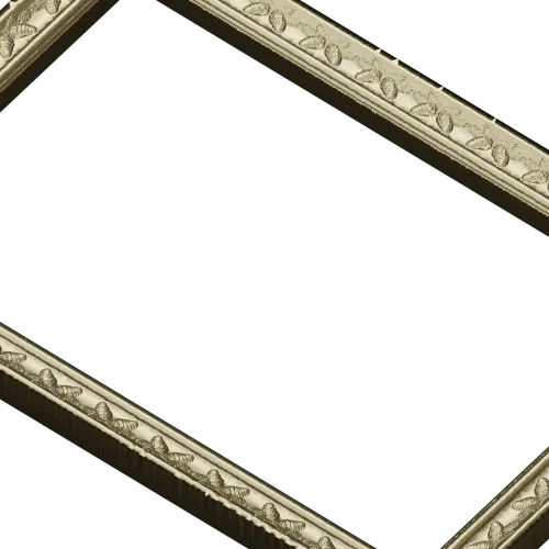 Laurel Ribbon Frame - 3D STL model for CNC milling
