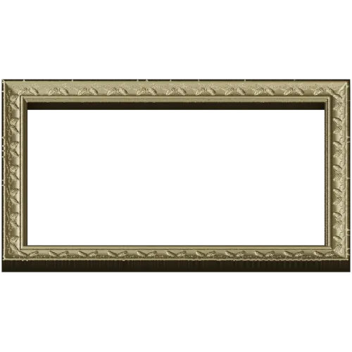Laurel Ribbon Frame - 3D STL model for CNC milling