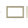 Laurel Ribbon Frame - 3D STL model for CNC milling