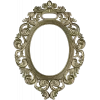 Ornate Rococo Oval Frame STL for CNC Routing
