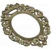Ornate Rococo Oval Frame STL for CNC Routing