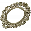 Ornate Rococo Oval Frame STL for CNC Routing
