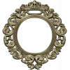 Ornate Rococo Oval Frame STL for CNC Routing